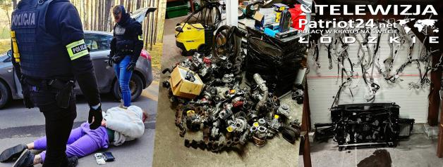 [VIDEO] Policjanci rozbili grupę przestępczą zajmującą się kradzieżami pojazdów. Straty oszacowano na blisko milion złotych