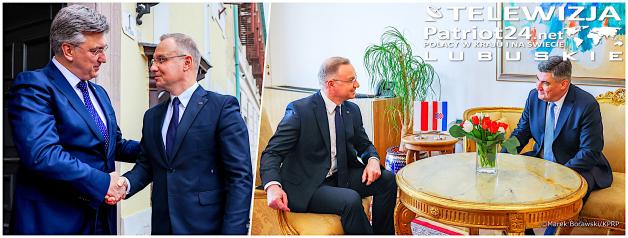 [VIDEO] Zagrzeb. Rozmowy polityczne Prezydenta RP
